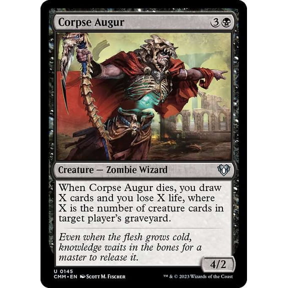 MtG Commander Masters Uncommon Corpse Augur #145