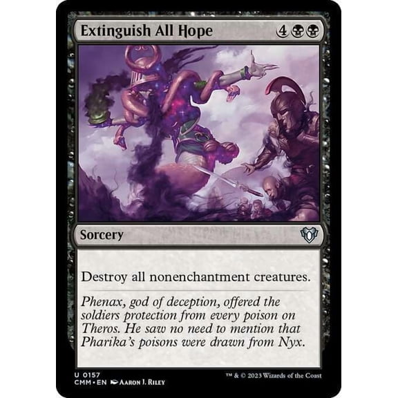 MtG Commander Masters Uncommon Extinguish All Hope #157