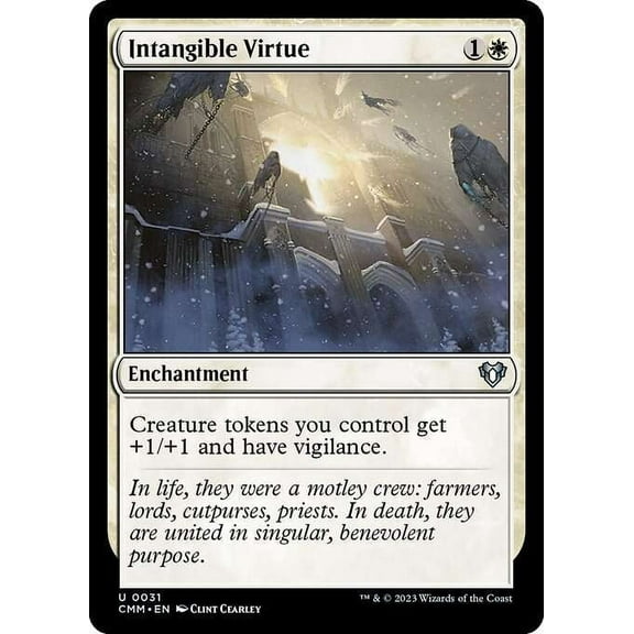 MtG Commander Masters Uncommon Intangible Virtue #31