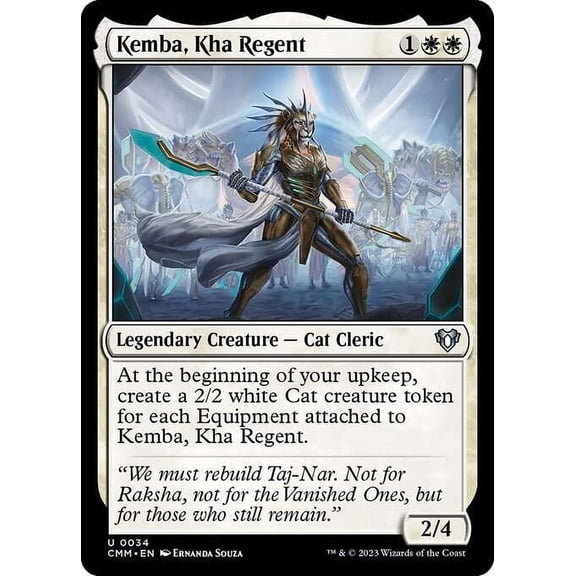 MtG Commander Masters Uncommon Kemba, Kha Regent #34
