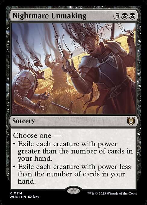 MtG Commander: Wilds of Eldraine Rare Nightmare Unmaking #114 - Walmart.com MtG Commander: Wilds of Eldraine Rare Nightmare Unmaking #114 - Walmart.com