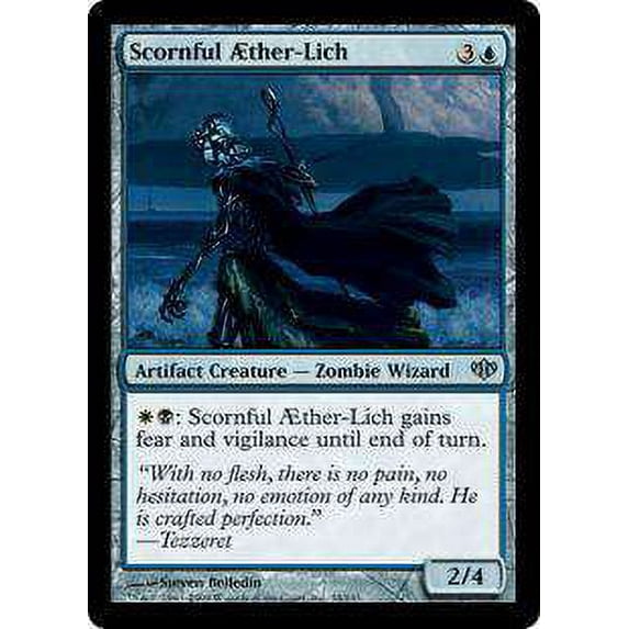 MtG Conflux Uncommon Scornful AEther-Lich (Foil) #34