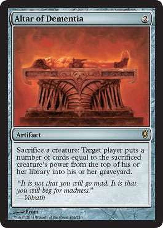 MtG Conspiracy Rare Altar of Dementia #196