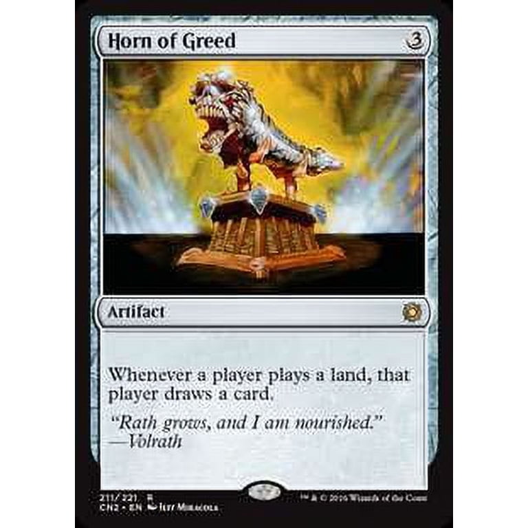 MtG Conspiracy: Take the Crown Rare Horn of Greed #211 - Walmart.com MtG Conspiracy: Take the Crown Rare Horn of Greed #211 - Walmart.com
