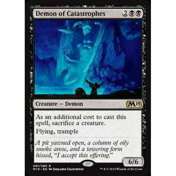 MtG Core Set 2019 Demon of Catastrophes #91