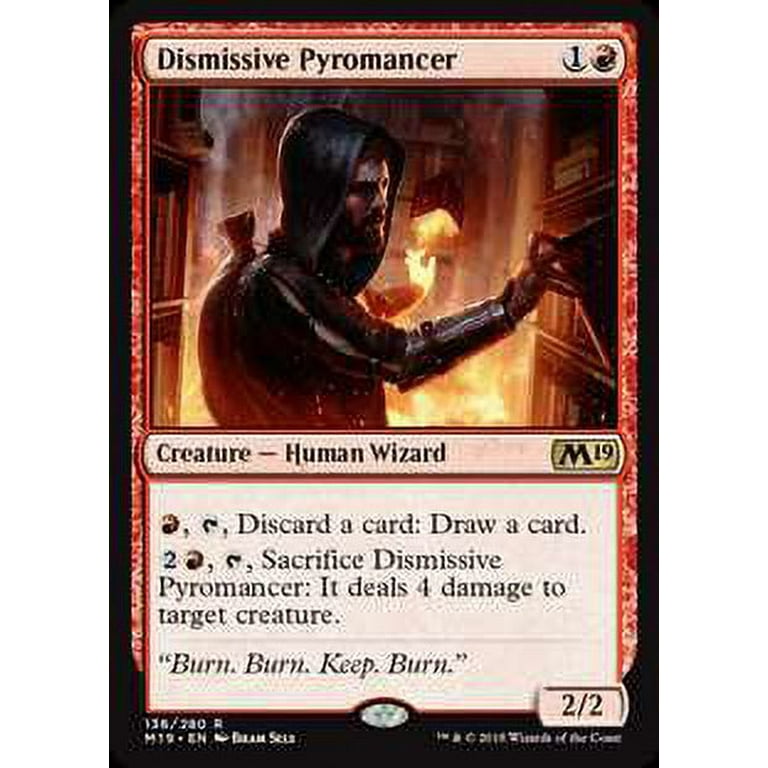 MtG Core Set 2019 Dismissive Pyromancer #136 - Walmart.com