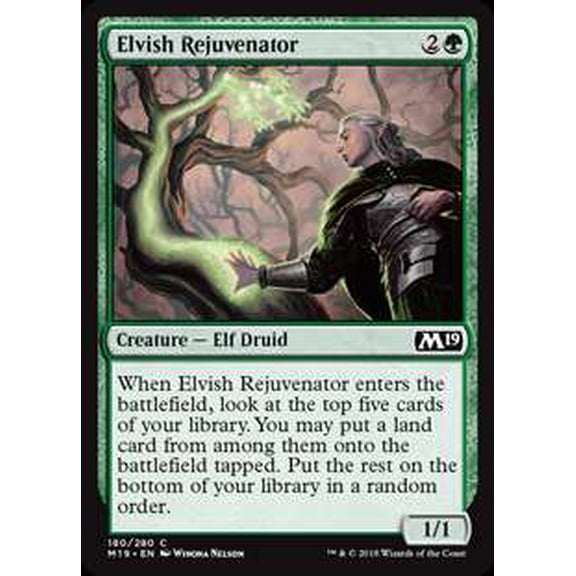 MtG Core Set 2019 Elvish Rejuvenator #180