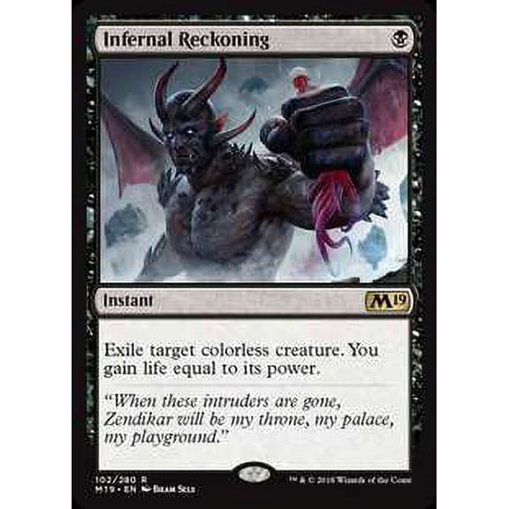 MtG Core Set 2019 Infernal Reckoning #102