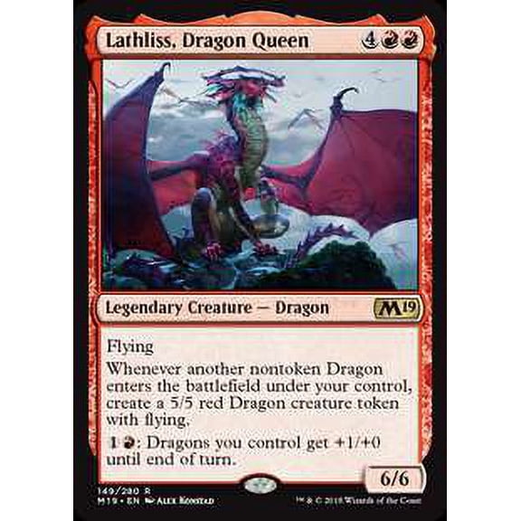 MtG Core Set 2019 Lathliss, Dragon Queen