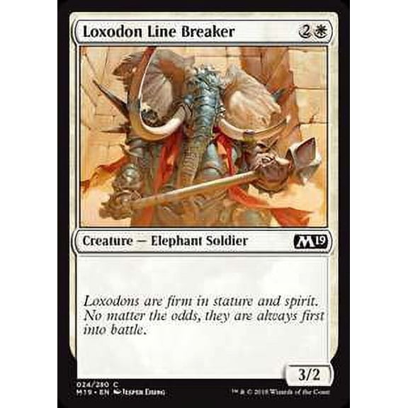 MtG Core Set 2019 Loxodon Line Breaker #24