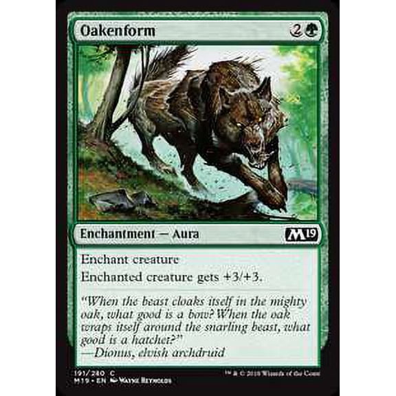 MtG Core Set 2019 Oakenform #191