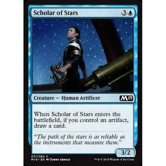 MtG Core Set 2019 Scholar of Stars #71