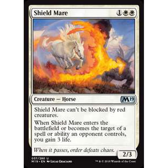 MtG Core Set 2019 Shield Mare #37