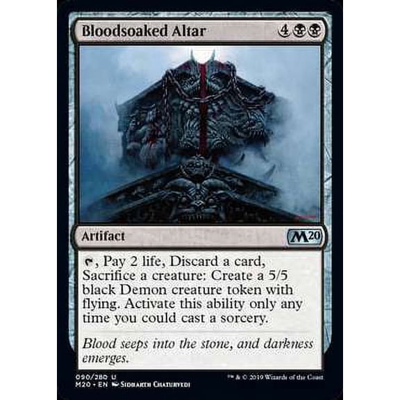 MtG Core Set 2020 Bloodsoaked Altar #90