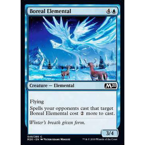 MtG Core Set 2020 Boreal Elemental #49