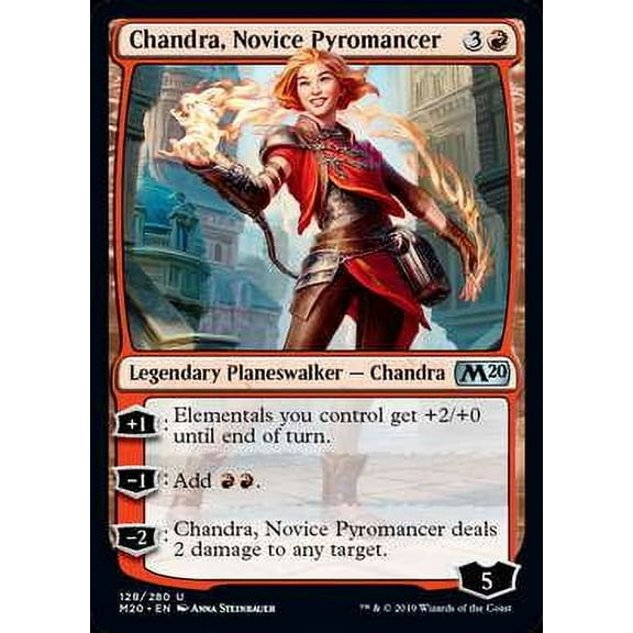 MtG Core Set 2020 Chandra, Novice Pyromancer #128