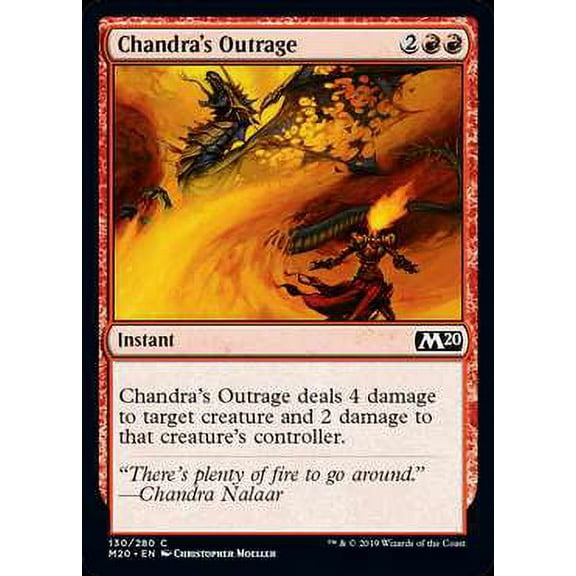 MtG Core Set 2020 Chandra's Outrage #130