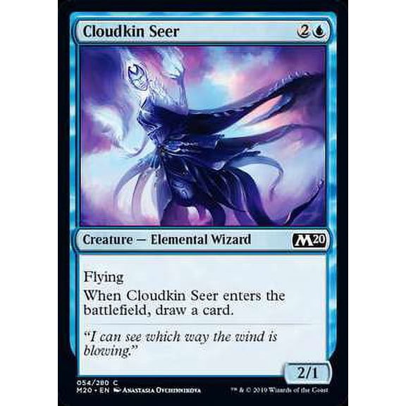 MtG Core Set 2020 Cloudkin Seer #54