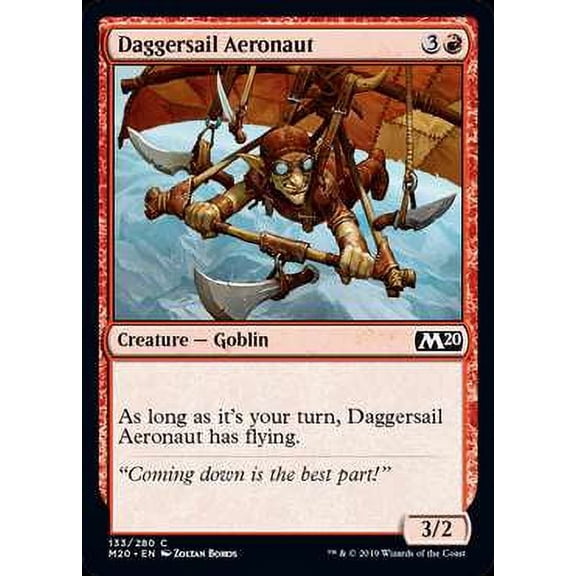 MtG Core Set 2020 Daggersail Aeronaut #133