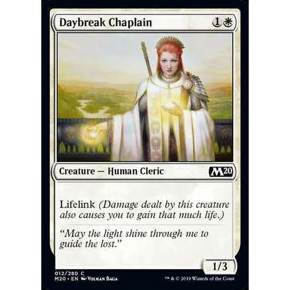 MtG Core Set 2020 Daybreak Chaplain #12