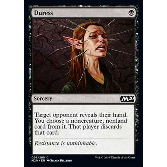 MtG Core Set 2020 Duress #97