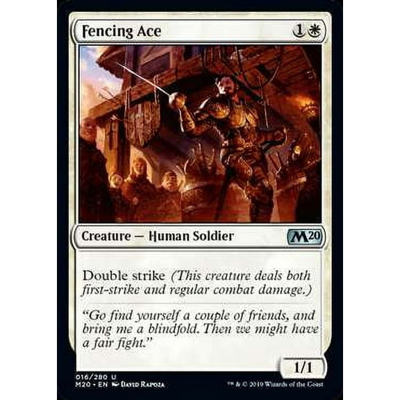 MtG Core Set 2020 Fencing Ace #16