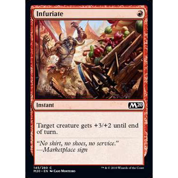 MtG Core Set 2020 Infuriate #145
