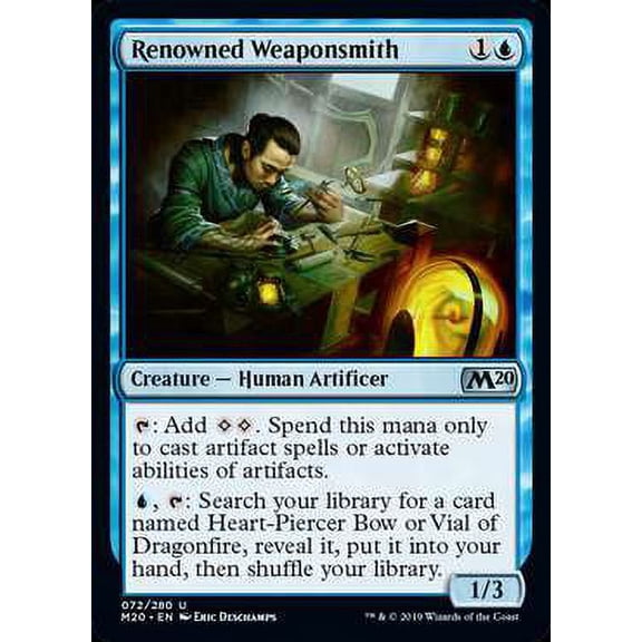 MtG Core Set 2020 Renowned Weaponsmith #72
