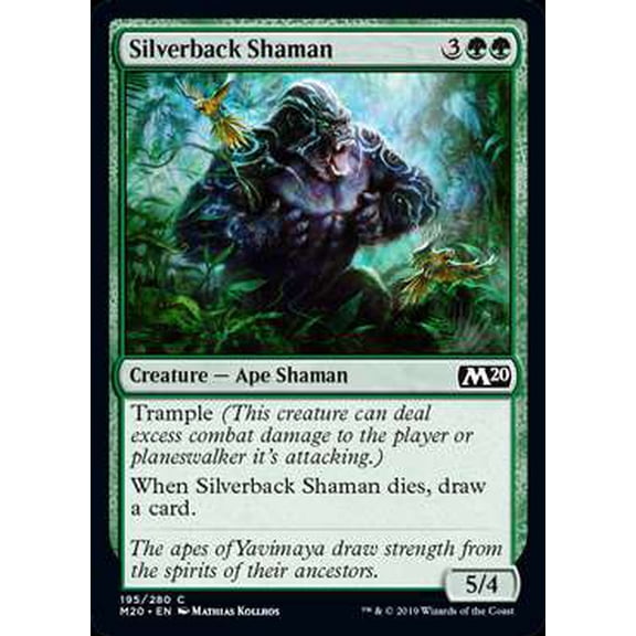 MtG Core Set 2020 Silverback Shaman #195