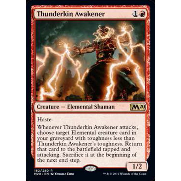 MtG Core Set 2020 Thunderkin Awakener #162