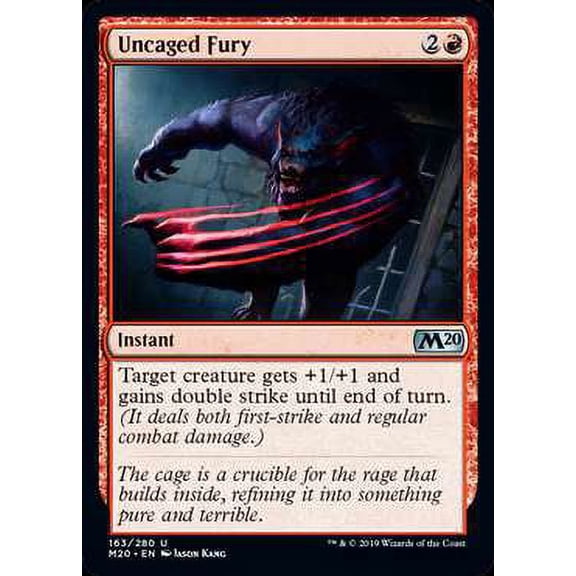 MtG Core Set 2020 Uncaged Fury #163