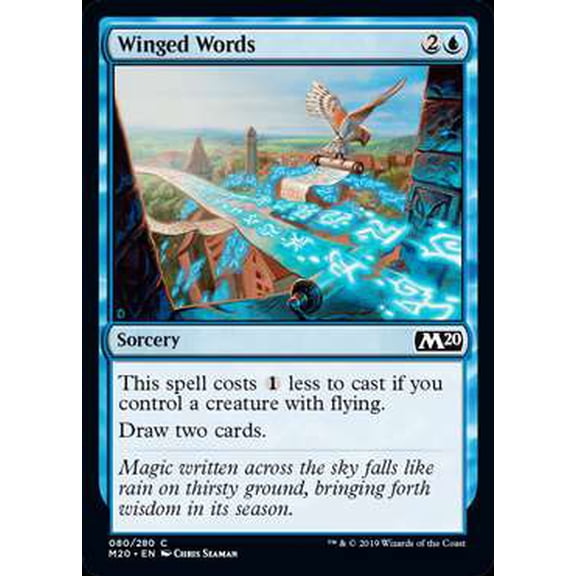 MtG Core Set 2020 Winged Words #80