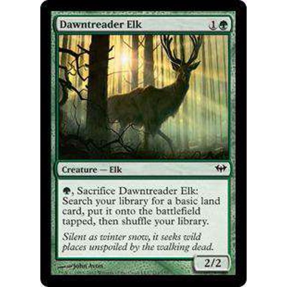 MtG Dark Ascension Common Dawntreader Elk #111