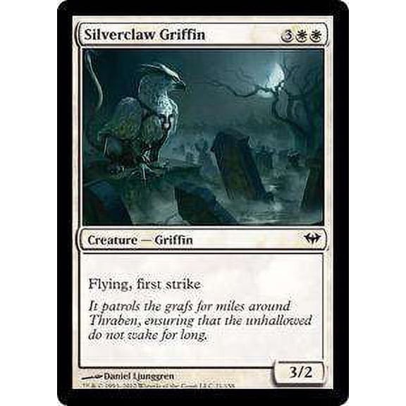 MtG Dark Ascension Common Silverclaw Griffin (Foil)