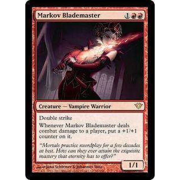 MtG Dark Ascension Markov Blademaster (Foil)