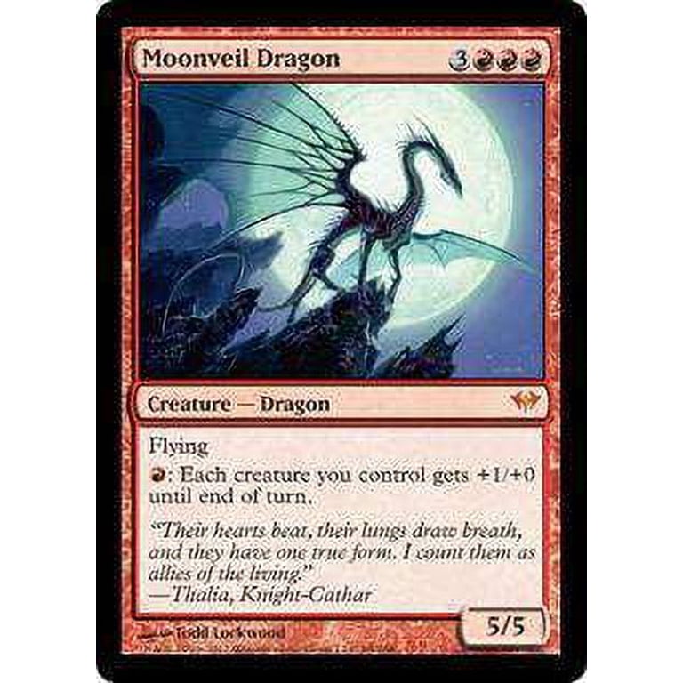 MtG Dark Ascension Mythic Rare Moonveil Dragon #99 - Walmart.com MtG Dark Ascension Mythic Rare Moonveil Dragon #99 - Walmart.com