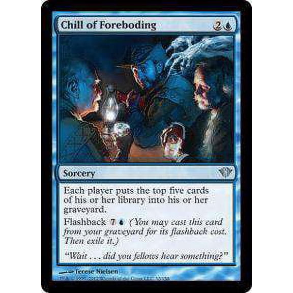 MtG Dark Ascension Uncommon Chill of Foreboding #32