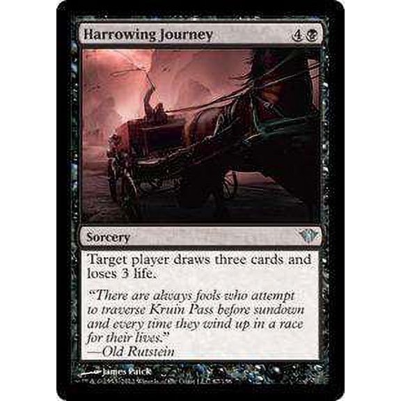 MtG Dark Ascension Uncommon Harrowing Journey #67