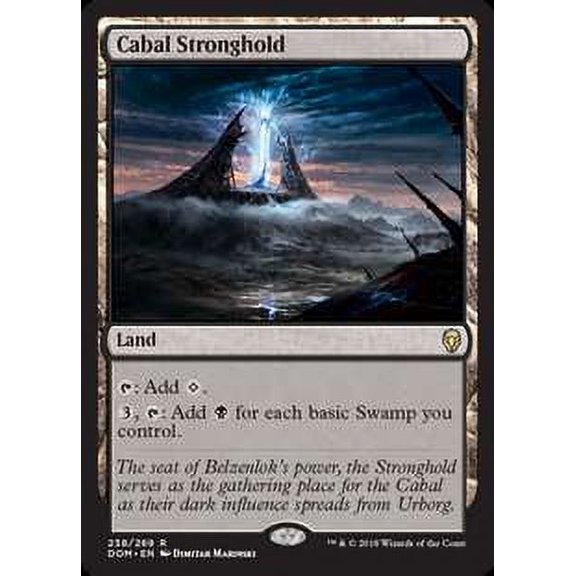 MtG Dominaria Rare Cabal Stronghold (Foil) #238