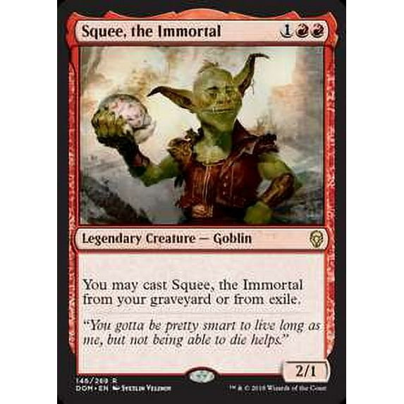 MtG Dominaria Rare Squee, the Immortal (Foil) #146