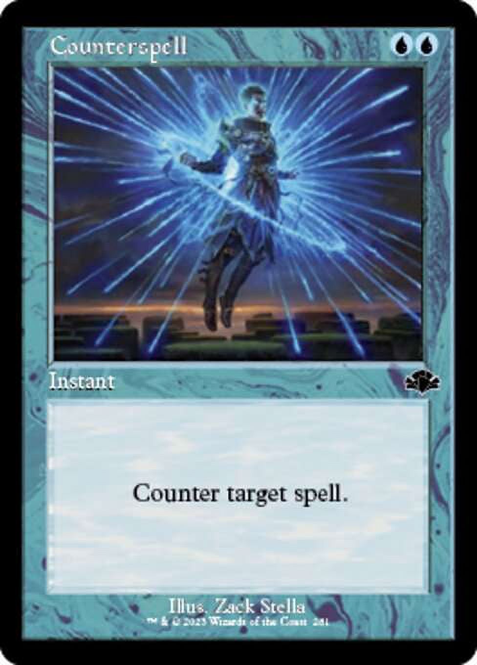 MtG Dominaria Remastered Common Counterspell (OldFrame FOIL)