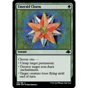 MtG Dominaria Remastered Common Emerald Charm [FOIL] #158