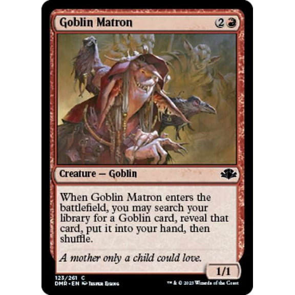 MtG Dominaria Remastered Common Goblin Matron #123