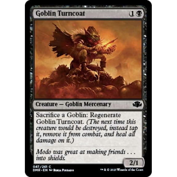 MtG Dominaria Remastered Common Goblin Turncoat #87