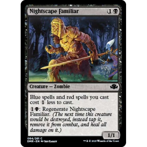 MtG Dominaria Remastered Common Nightscape Familiar #94
