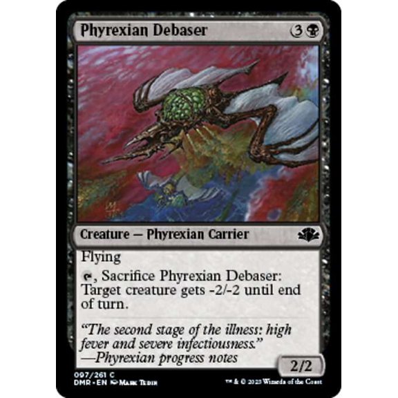 MtG Dominaria Remastered Common Phyrexian Debaser #97