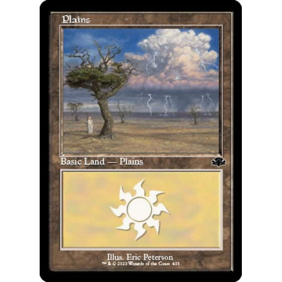 MtG Dominaria Remastered Common Plains [Old-Frame] #403