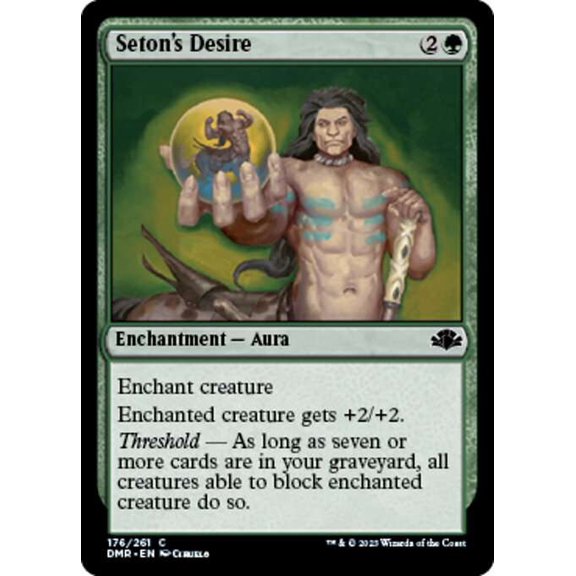 MtG Dominaria Remastered Common Seton's Desire #176