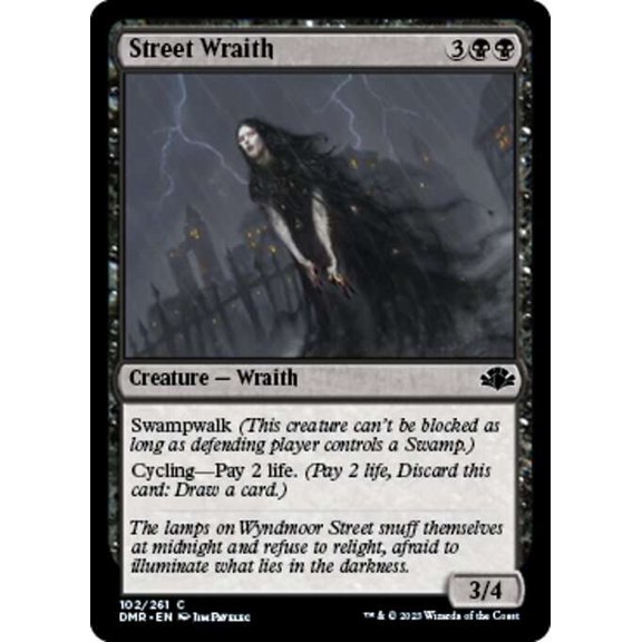 MtG Dominaria Remastered Common Street Wraith #102