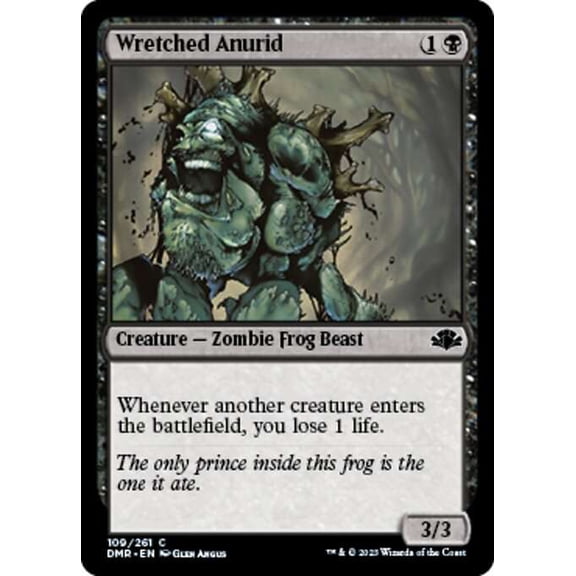 MtG Dominaria Remastered Common Wretched Anurid #109